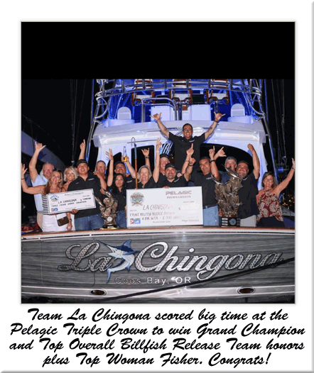 LaChingona wins top spot in Pelagic Triple Crown 2026